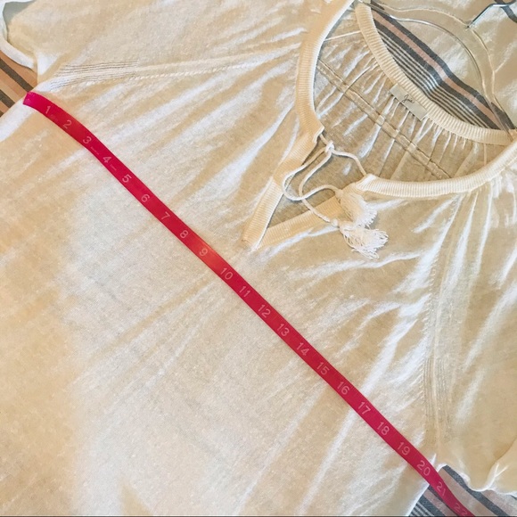 JOIE | Lg | LUXURIOUS LINEN | Tassel Ties - Picture 9 of 10